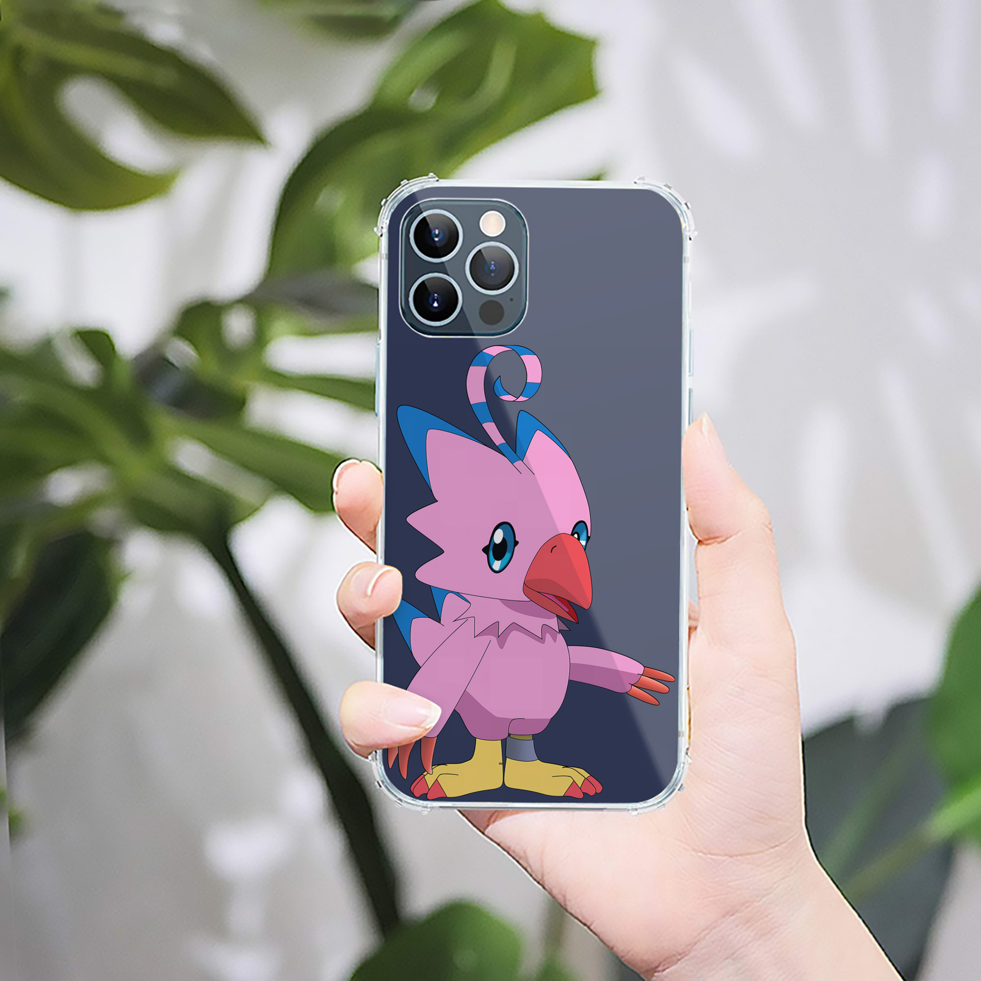 （画像用） Digimon デジタルモンスター/デジモン 【iPhone 12シリーズ対応】透明スマホケース（クリアソフトケース）